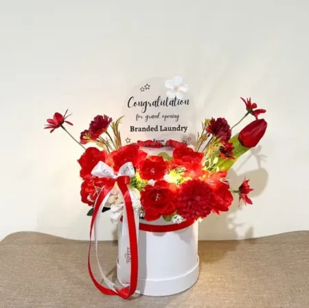 Bloom Box Akrilik Ucapan Grand Opening Tual